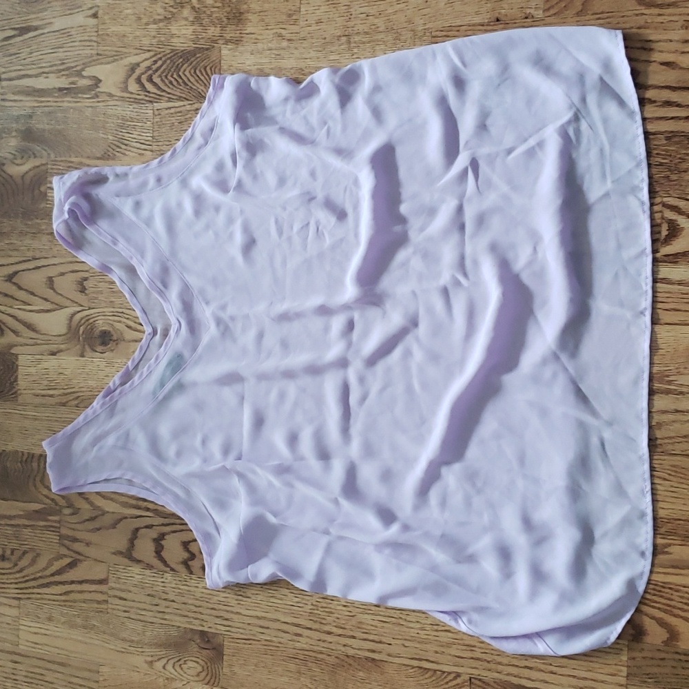(1X) INC International Concepts Pastel Slightly Sheer Front 100% Rayon Back